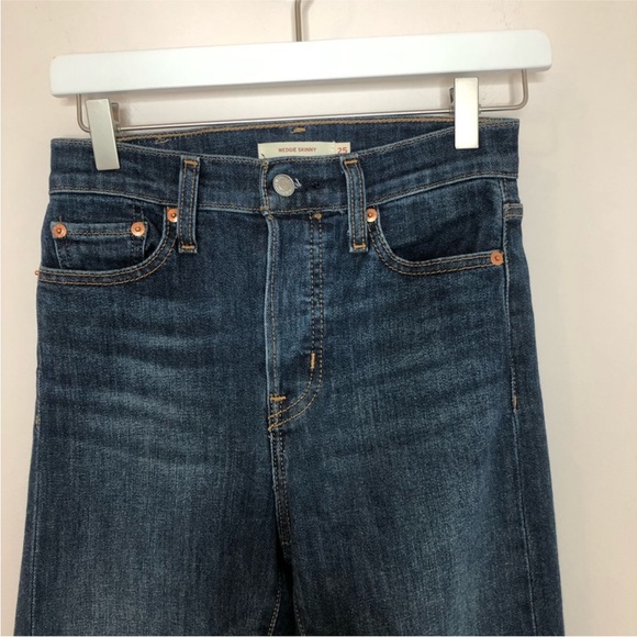 Levis ⚡️wedgie skinny jeans 25 - Picture 4 of 7